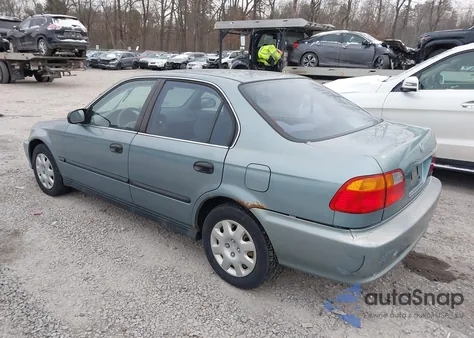 2000 Honda Civic Lx from USA, damaged, VIN 2HGEJ6674YH519619